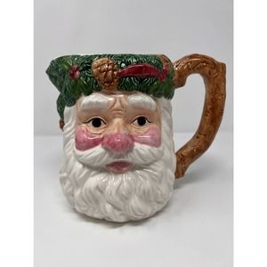 WCL Santa Father Christmas Decorative Pitcher 7" Tall‎